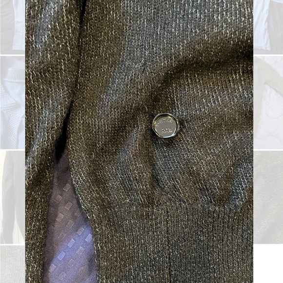 Gently Used G Star Raw Correct Line Knit Cardigan Black Size Small - Picture 7 of 7